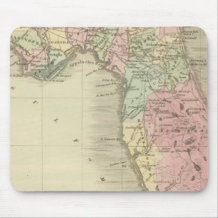Map of the State of Florida Mouse Mat