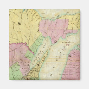 Map of the State of Michigan Magnet