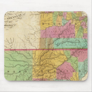 Map of the State of Missouri Mouse Mat
