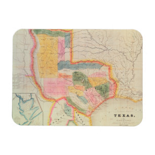 Map of the state of Texas   1835 Magnet