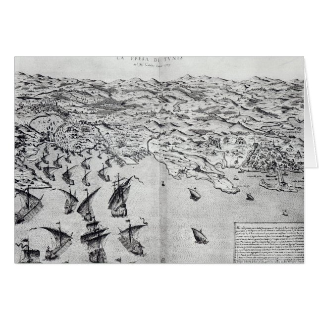 Map of the Taking of Tunis (Front Horizontal)