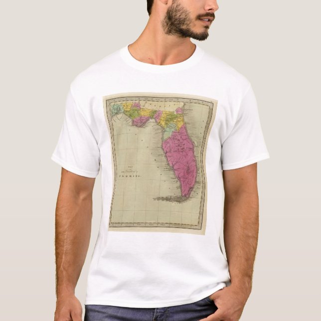 Map of the Territory of Florida T-Shirt (Front)
