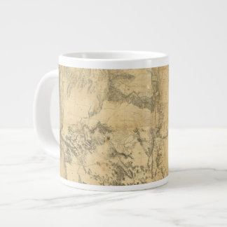 Map of The Territory of The United States Large Coffee Mug