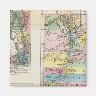 Map of the Territory of Utah Magnet