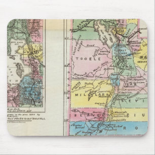 Map of the Territory of Utah Mouse Mat
