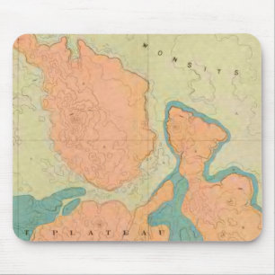 Map Of The Uinkaret Plateau Mouse Mat