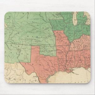 Map of The United States 2 Mouse Mat
