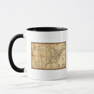 Map of the United States 3 Mug