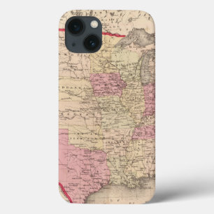 Map of the United States 5 iPhone 13 Case
