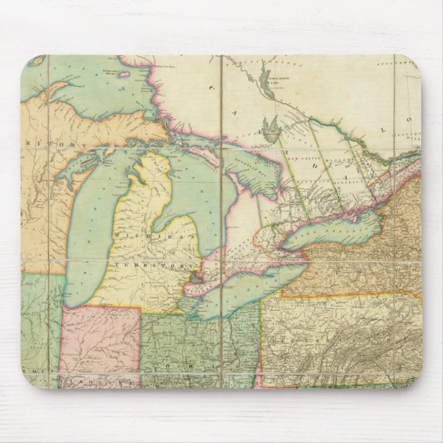 Map of the United States 6 Mouse Mat (Front)
