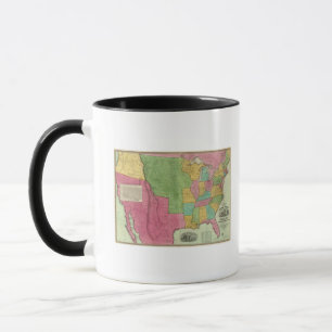 Map Of The United States Of America 1833 Mug