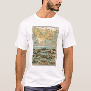 Map of the United States of America 2 T-Shirt