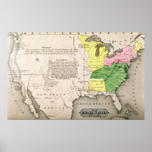 Map of the United States Poster