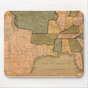 Map of The United States with George Washington Mouse Mat