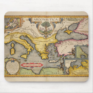 Map of the Voyage of the Argonauts Mouse Mat