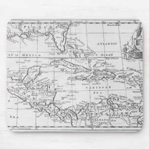 Map of the West Indies Mouse Mat
