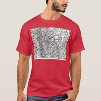 Map of the Western Interior Seaway T-Shirt