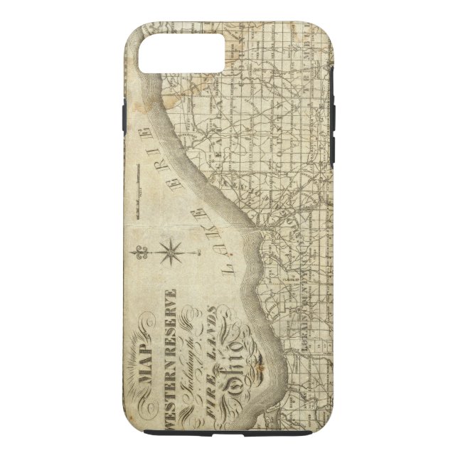 Map of The Western Reserve Case-Mate iPhone Case (Back)