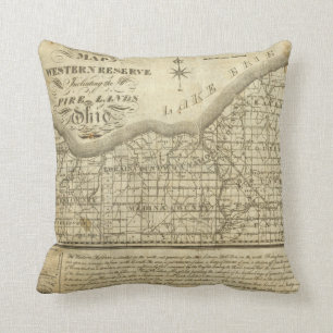 Map of The Western Reserve Cushion
