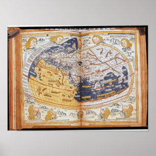 Map of the world, 1486 poster