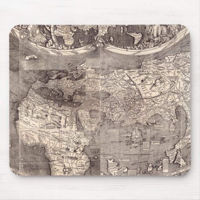 Map of the World | 1507 Mouse Mat (Front)