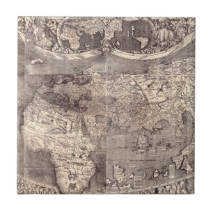 Map of the World 1507 Tile