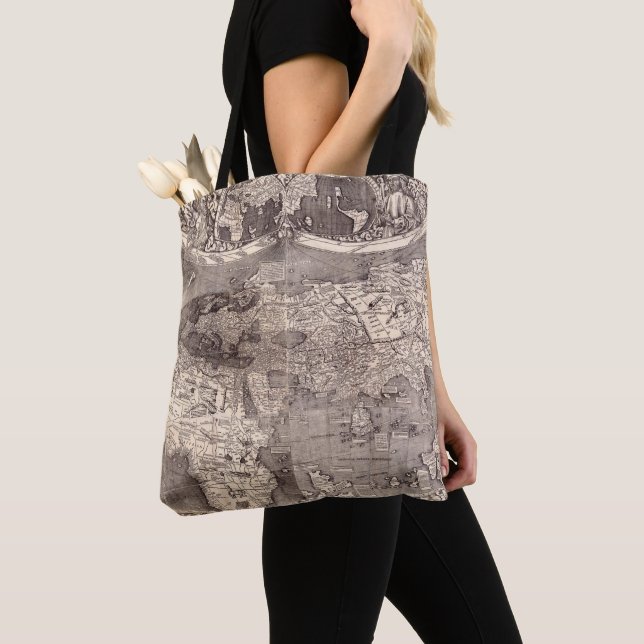 Map of the World | 1507 Tote Bag (Close Up)