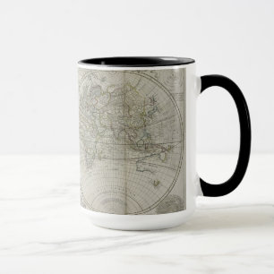Map of the world   1736 mug