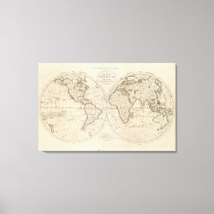 Map of the World 2 Canvas Print