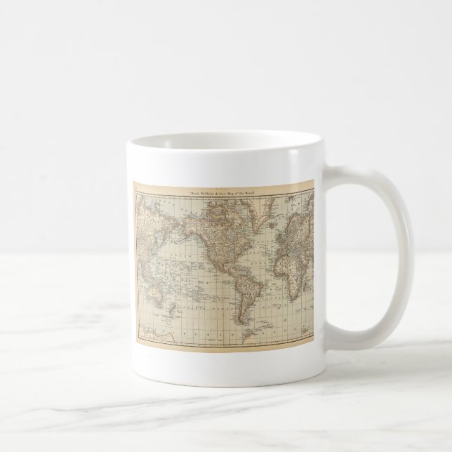 Map of the World 2 Coffee Mug (Right)
