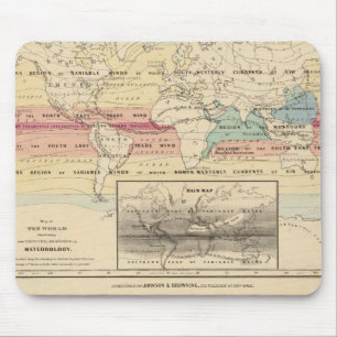 Map of The World 2 Mouse Mat