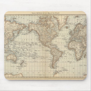Map of the World 2 Mouse Mat