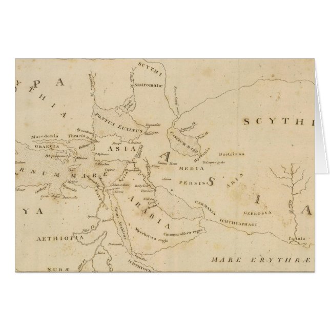 Map of the World According to Strabo (Front Horizontal)