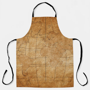 map of the world apron
