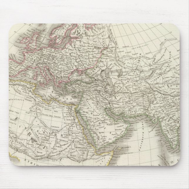 Map of the World known to the ancients Mouse Mat (Front)