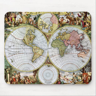 Map of the World Mouse Mat