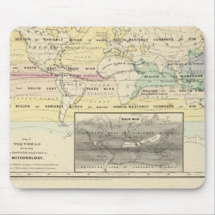 Map of The World Mouse Mat