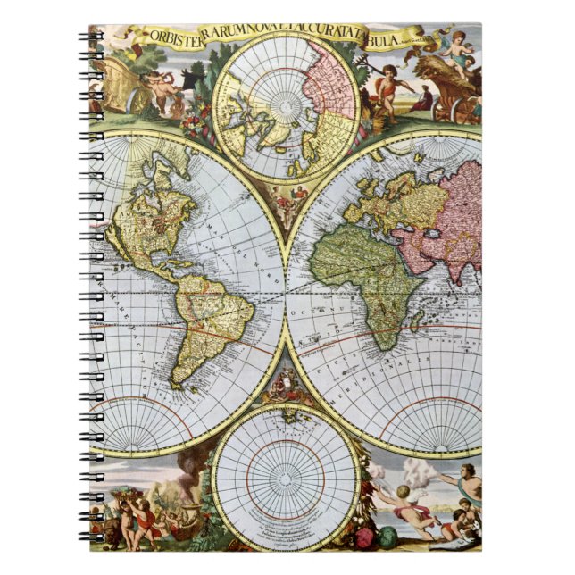 Map of the World Notebook (Front)