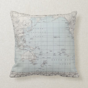 Map of the World on Mercator's Projection Cushion