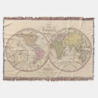 Map Of The World on the Globular Projection