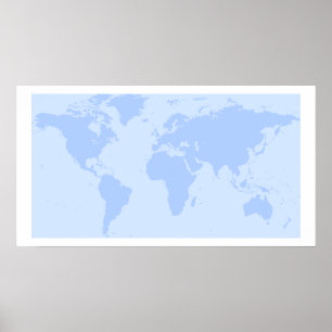 Map of the World Poster