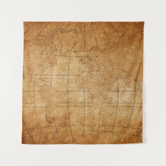 map of the world tapestry