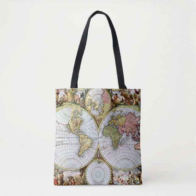 Map of the World Tote Bag (Front)