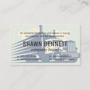 Map of the World   Truck Logistics Shipping Business Card