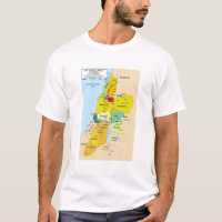 Map of Twelve Tribes of Israel from 1200 to 1050