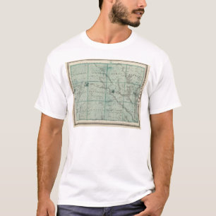 Map of Union County, State of Iowa T-Shirt