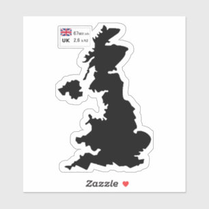 Map of United Kingdom (UK)