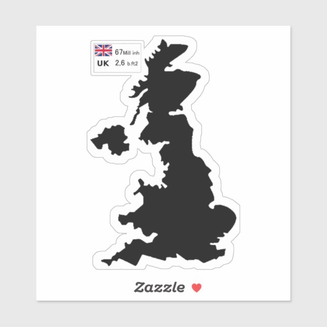 Map of United Kingdom (UK) (Sheet)