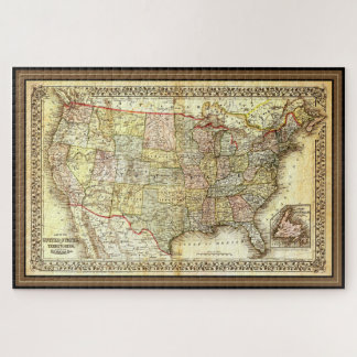 Map of United States of America Jigsaw Puzzle