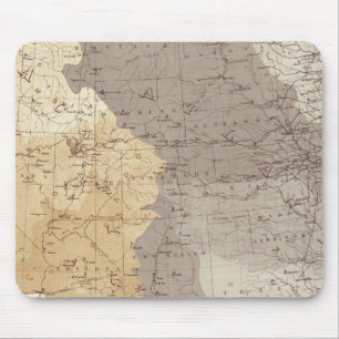 Map of US Drainage Areas Mouse Mat
